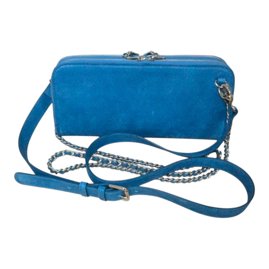 Zeloso Denim Crossbody in Denim leather 